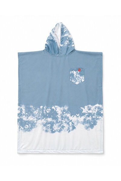 Asva Home Printed Towel Poncho, Unisex, 80X100 Oversized Beach, Pool and Afte...