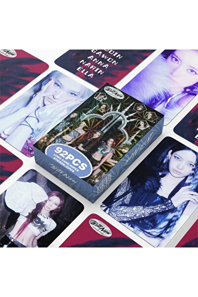 Kpop Dünyasi MEOVV '' Bite Now '' Çift Yön Baskılı Lomo Card Seti (60 Pcs)