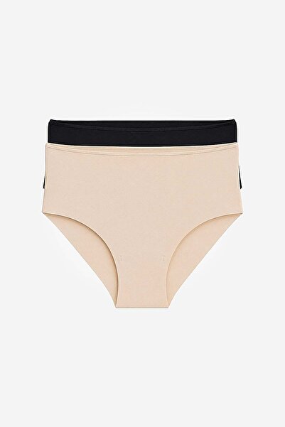 PAULMARK Kadın Lazer Kesimli 2`li Bikini Slip