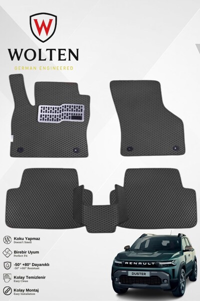 w wolten german engineered RENAULT DUSTER-(2025-sonrası)İÇİN EVA İÇ PASPAS TA...