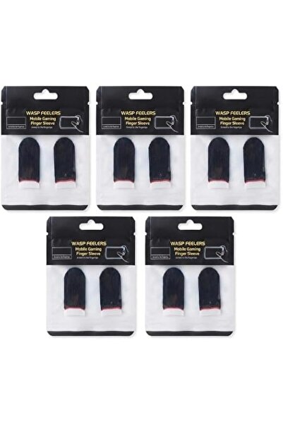 Generic Premium Gaming Finger Sleeves 5 Pack (10 Pcs) | Breathable & Touch Co...