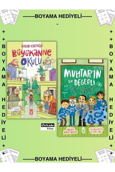 Timaş Yayınları Boyamalı - Büyükanne Okulu - Muhtarın En Değerli Eşyası , İhs...