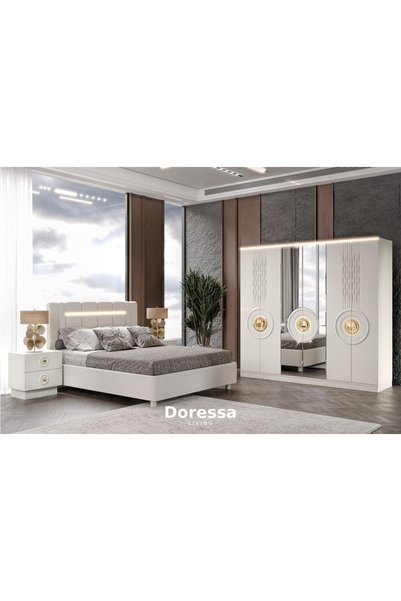 Doressa Living Zeren Cream Yatak Odası Takımı