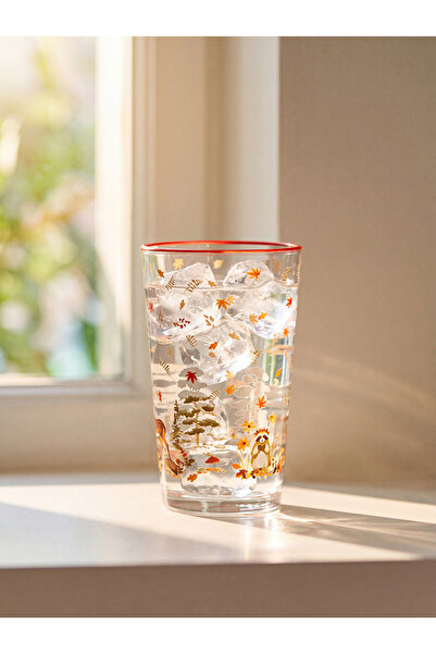 LC Waikiki LCW HOME Baskılı Cam Bardak 550 ml