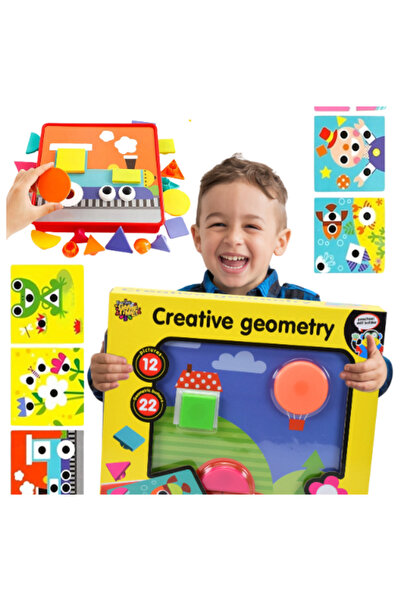 Skleplolki PUZZLE EDUCAȚIONALE TABLĂ CU BUTOANE PENTRU COPII MOZAIC CREATIV