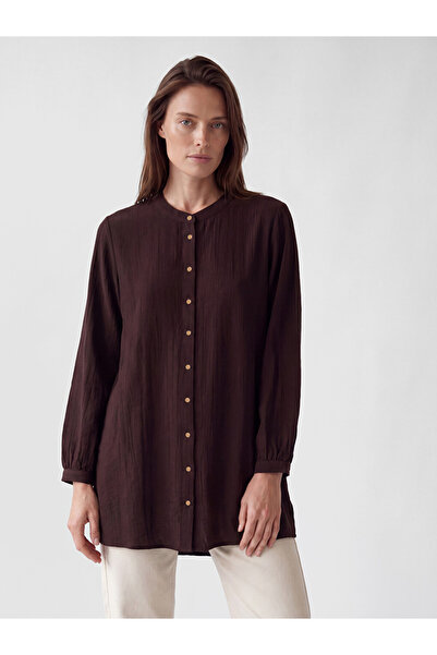 LC Waikiki I Dik Roba Collar Textured Women's Shirt Tunic from Freezen Store
