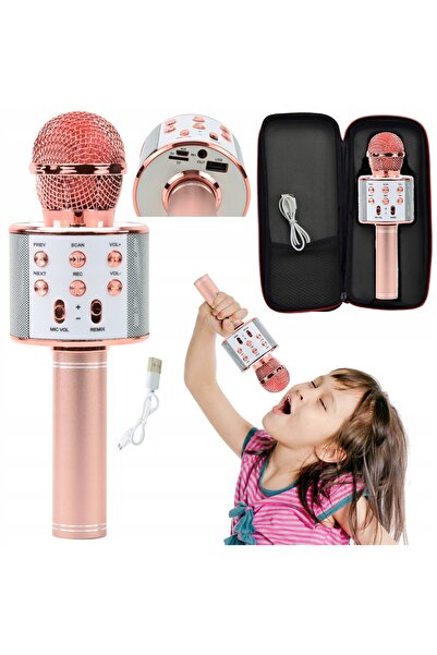 Skleplolki MICROFON FĂRĂ FIR CU DIFUZOR BLUETOOTH KARAOKE