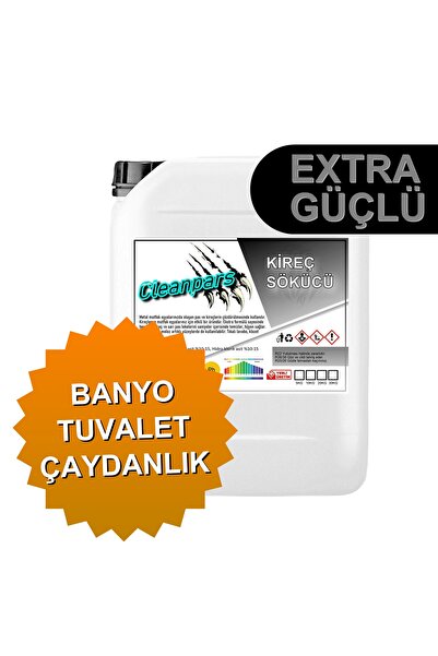 CLEANPARS 10 kg Kireç Sökücü – Güçlü Kireç ve Pas Çözücü, Banyo, Mutfak ve En...