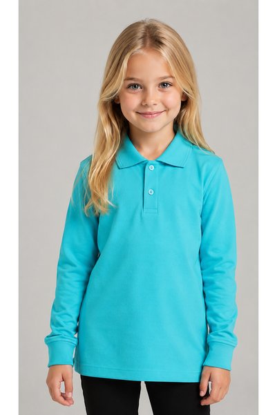 NOBLE STORE Unisex polo majica sa dugim rukavima, pogodna za školu i svakodne...