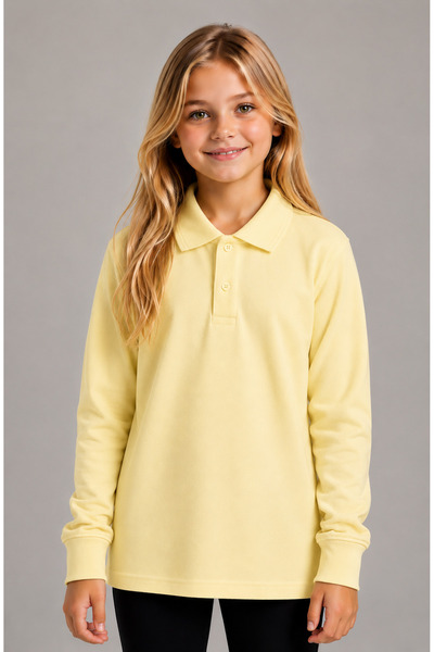NOBLE STORE Unisex polo majica sa dugim rukavima, pogodna za školu i svakodne...