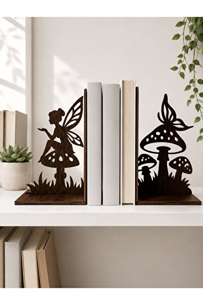 ROKH 🧚   Fairy & Mushroom Book Holder |   Nature-Inspired Decorative Mdf Boo...