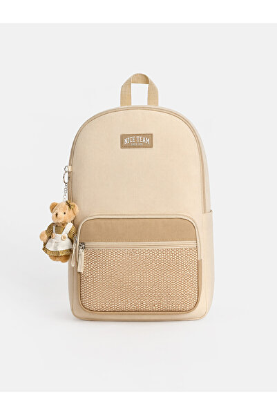 LC Waikiki Girl's Backpack with Toy Accessories
