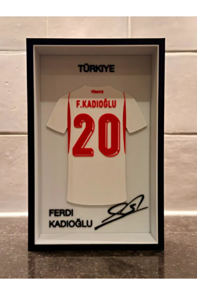 3dlab three-dimensional systems Efsane Futbolcu İmzalı Formayla Dekoratif Mas...