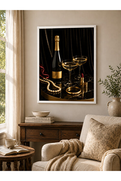 Miutic Print Studio Tablou Decorativ Champagne Lifestyle – Tablou Luxury