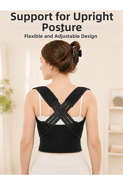 teknotrust Preminium Back Support Corset Adjustable Elastic Posture and Waist...