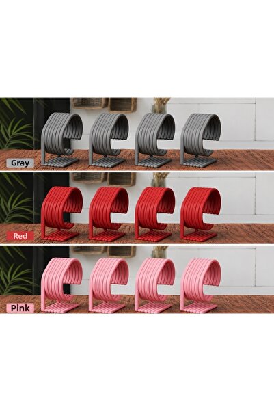 Figür Dünyası Miniş Oyuncaklar 4-Piece Watch Stand Multi-Colored Stand Figure