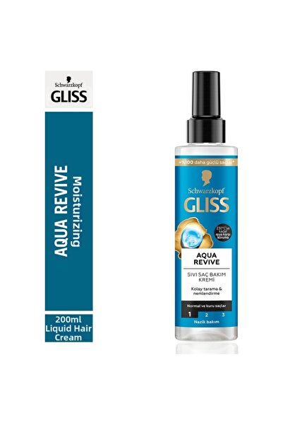Gliss Aqua Revive Hyaluron & Seaweed Extract Moisturizing Hair Care Cream 200...