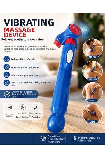 gaman Electric Handheld Massager - Professional Body Massager Device for Neck...