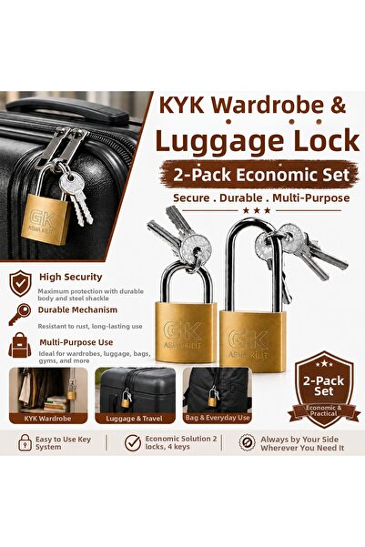 Hard Guard Cabinet, Door, Shutter, Suitcase and Luggage Security Lock Short T...