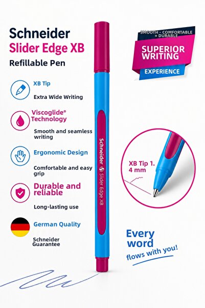 SCHNEIDER Slider Edge Ballpoint Pen Xb Pink
