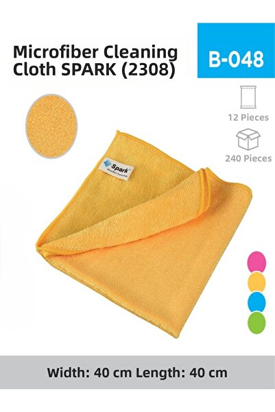 inci çelik aksesuar 5 Pieces Microfiber Cleaning Cloth Spark 40*40 cm (2308)