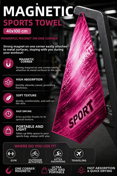 maison aura home textiles PROSOP SPORTIV DE FITNESS PROSOP MAGNETIC