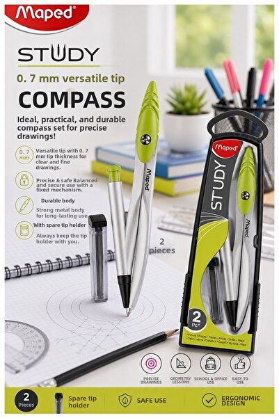 Artmaster 0.7 Tip Metal Pencil Green 1 Piece Maped 119430 Boxed Metal Pencil ...
