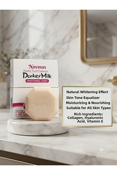 TABİKİ BİZ Tb Novmas Donkey Milk — Luxurious Beauty and Brightening Soap with...
