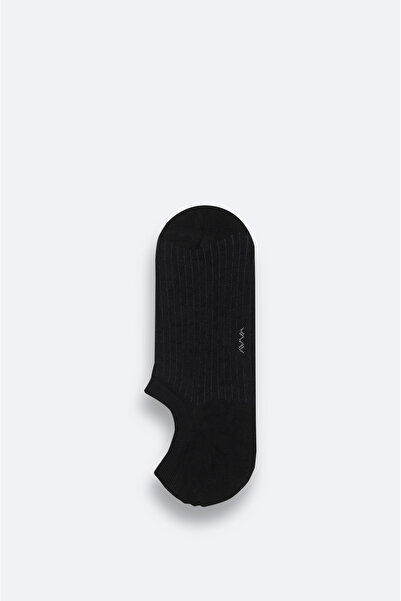 Avva Erkek Siyah Bambu Sneaker Çorap A51Y8504