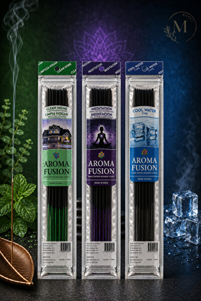 Morey Aroma Fusion 45 Adet Organik Çubuk Tütsü 3 Paket (30 CM - 1 SAAT YANMA ...