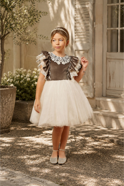 HC Kids Wear Rochie de seara pentru fete Nunta Nunta Zi de nastere Rochie de ...
