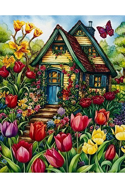 DUCK HOBY 30x40 Boncuklu Taş Mozaik Elmas Goblen Pano Elmas Boyama Boncuk Puz...