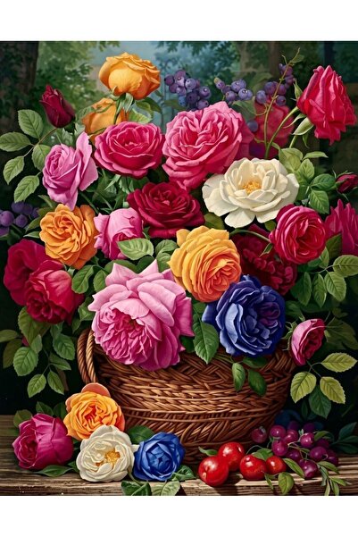 DUCK HOBY 30x40 Boncuklu Taşlı Mozaik Elmas Goblen Pano Elmas Boyama Puzzle D...
