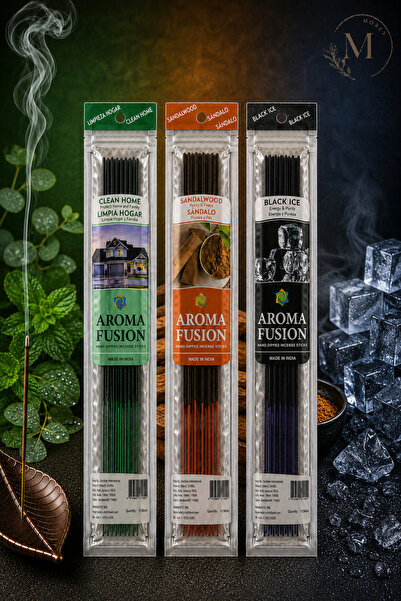 Morey Aroma Fusion 45 Adet Organik Çubuk Tütsü 3 Paket (30 CM - 1 SAAT YANMA ...