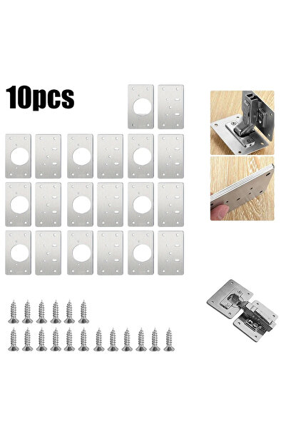 Choice 10pcs 10Pcs Hinge Repair Plate Cabinet Furniture Drawer Table Scharnie...