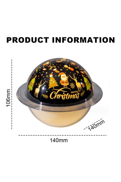 Generic Planetary Humidifier with LED Light, 2 in 1, Christmas Theme