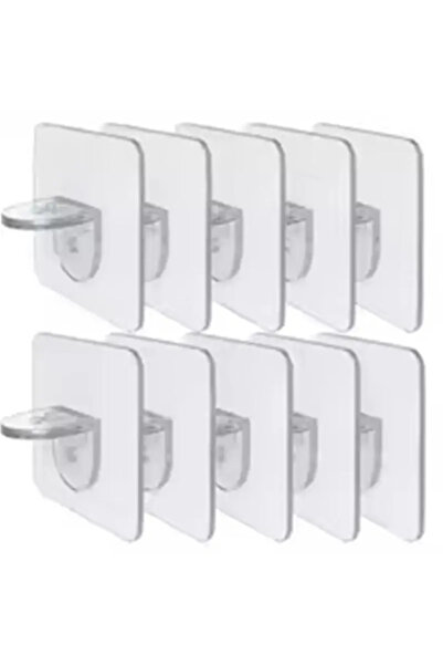 Choice 10pcs Shelf Bracket Adhesive Nail Self-Adhesive Wardrobe Shelf Bracket...