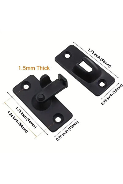 Choice black Durable 304 Stainless Steel Door Lock Latch - High-Security Home...