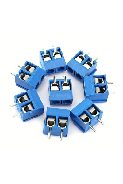 Choice 2P blue 50PCS KF301 Screw 2Pin 5.0mm Straight Pin PCB Screw Terminal B...