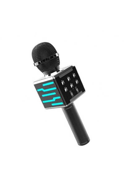 Generic Wireless Karaoke Microphone with 5W Speaker and LED Lights, DS868