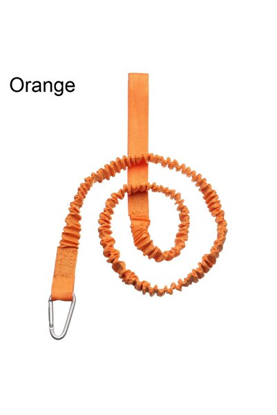 choice2 orange Adjustable Elastic Kayak Canoe Paddle Leash Fishing Rod Leash ...