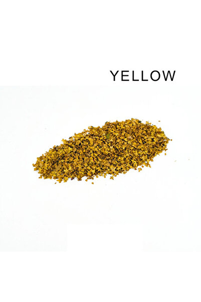 Choice 1 bag Yellow Leaves Static Model DIY Miniature Leaf 35ml Micro Landsca...