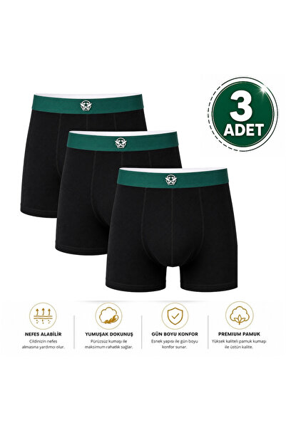 Aybome Erkek Boxer Premium Pamuklu Boxer Külot Esnek Rahat Kalıp