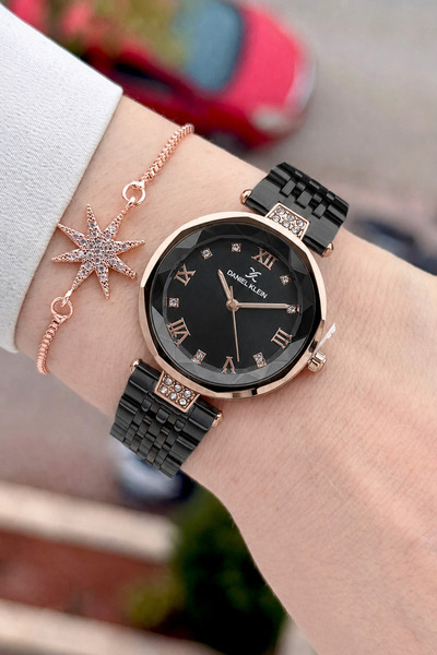 Daniel Klein Copper Color 2 Year Warranty Women's Wristwatch and Bracelet