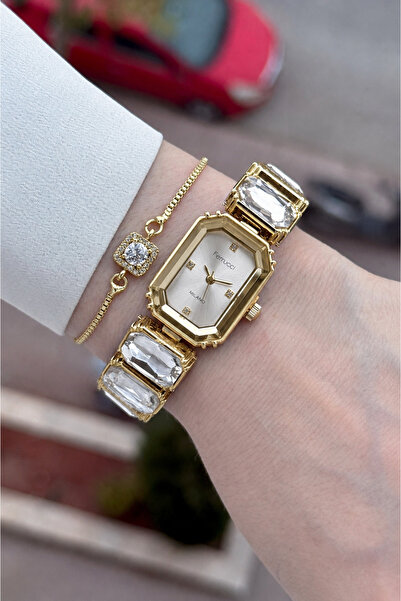 Ferrucci Gold Color 2 Years Warranty 20 mm 5 Atm Women's Wristwatch