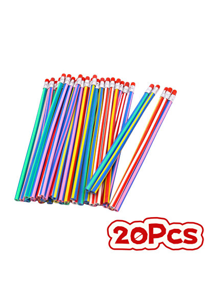 choice2 20 Pieces 20/30/50Pcs Creative Bendable Soft Gel Pencils Children's F...