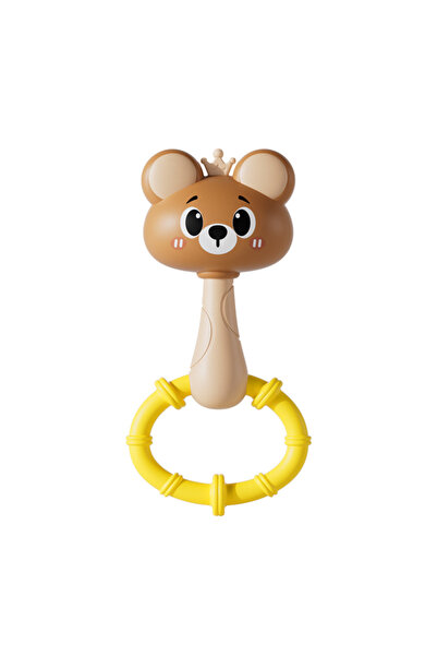 Choice4 little bear Animal Rattle handbell, Infant Developmental Hand Grip Ba...
