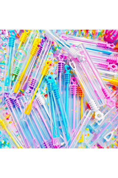 Choice4 20PCS 10-100 Pcs Mini Color Bubble Empty Bottle Birthday Party Carniv...