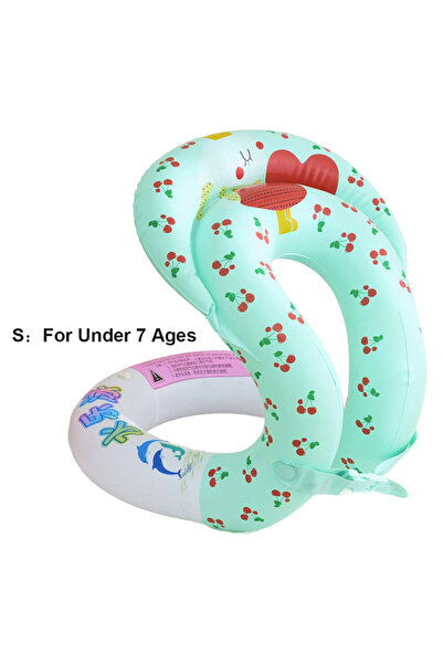 Choice S-For Under 7 Ages 1Pc Inflatable Pool Float Swimming Vest Swim Ring L...