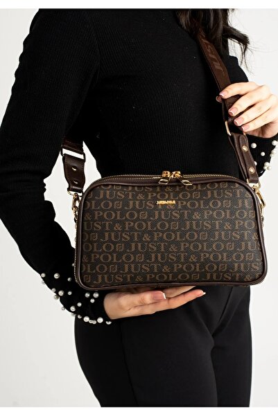 Just Polo Women's New Season Printed Shoulder Bag 232053Mh